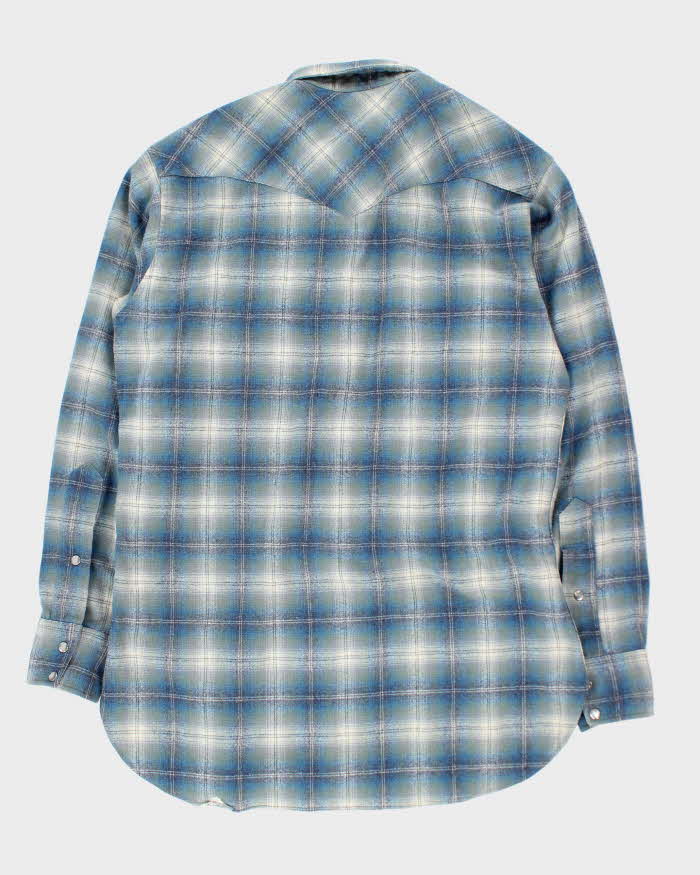 Vintage 80's Pendleton Snap Button Wool Shirt - L