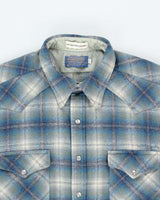 Vintage 80's Pendleton Snap Button Wool Shirt - L