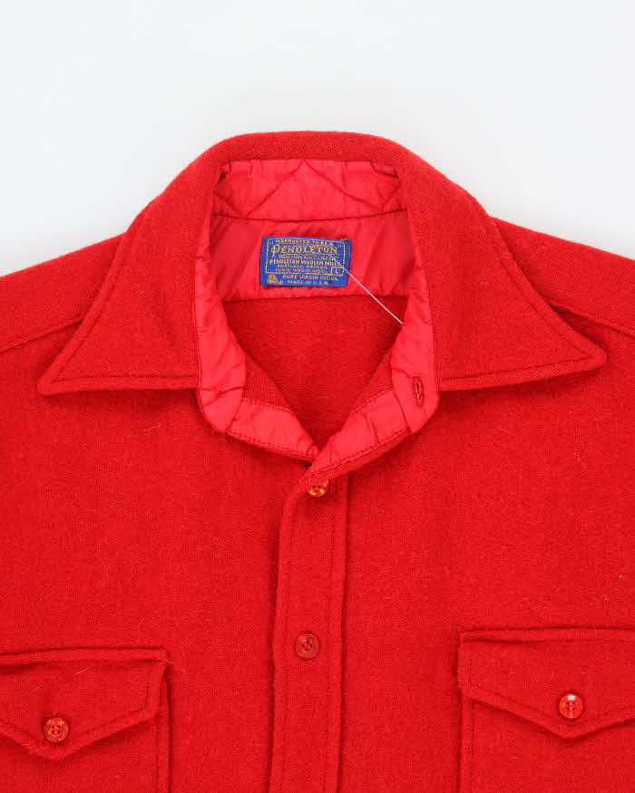 Vintage 80's Pendleton Heavyweight Wool Shirt - L