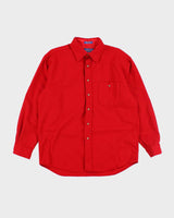 Vintage 70's Pendleton Plain Wool Shirt - L