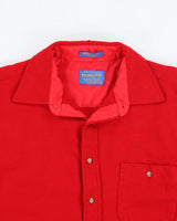 Vintage 70's Pendleton Plain Wool Shirt - L