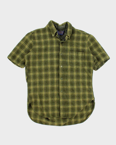 Vintage 70's Pendleton Short Sleeve Wool Button Up Shirt - L