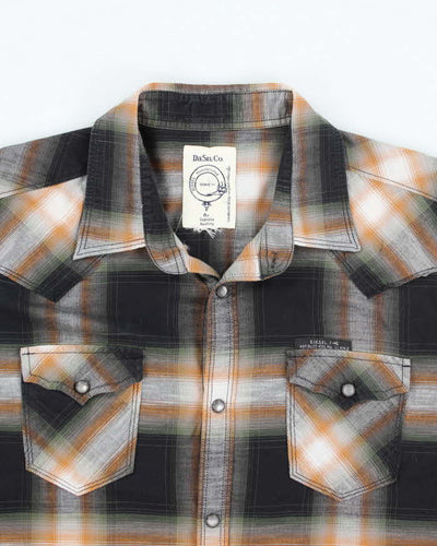 Vintage Y2K Diesel Western Snap Button Shirt - L