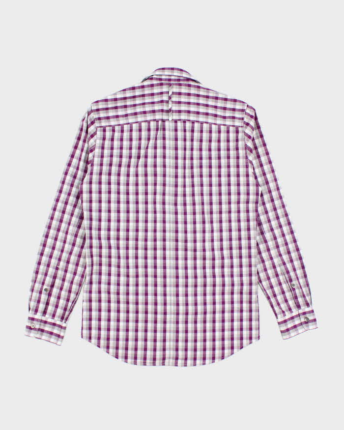 Vintage Y2K DKNY Checked Button Up Shirt - XS
