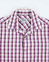 Vintage Y2K DKNY Checked Button Up Shirt - XS