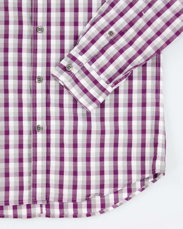 Vintage Y2K DKNY Checked Button Up Shirt - XS