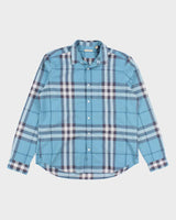 Vintage Y2K Burberry Brit Button Up Shirt - XL