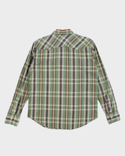 Vintage 90's Levi's Western Snap Button Long-sleeved Shirt - S