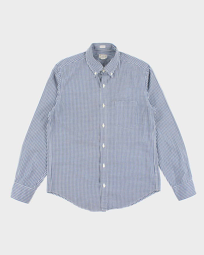 Vintage 90's J Crew Check Button Up Shirt - M