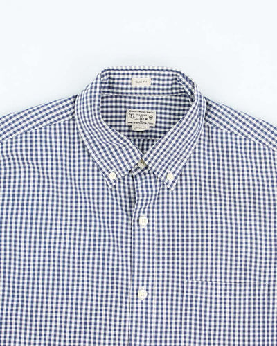 Vintage 90's J Crew Check Button Up Shirt - M