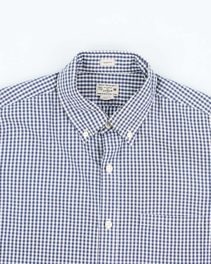 Vintage 90's J Crew Check Button Up Shirt - M