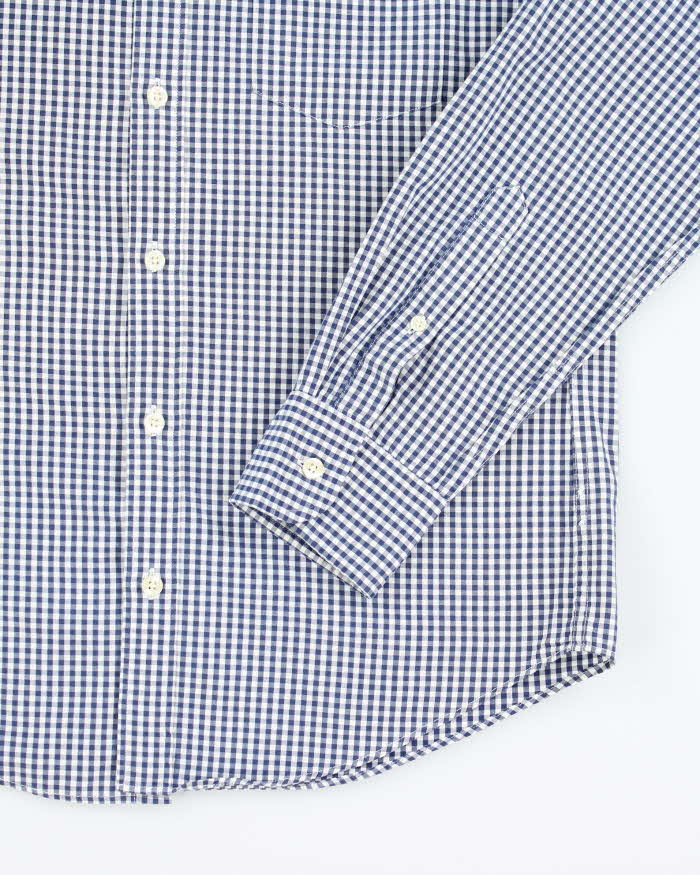 Vintage 90's J Crew Check Button Up Shirt - M
