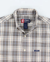 Vintage 90's Chaps Button Up Long-Sleeved Shirt - S