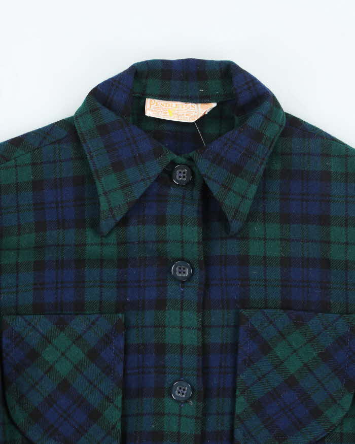 Vintage 60's Pendleton Lightweight Wool Button Up Shirt - M