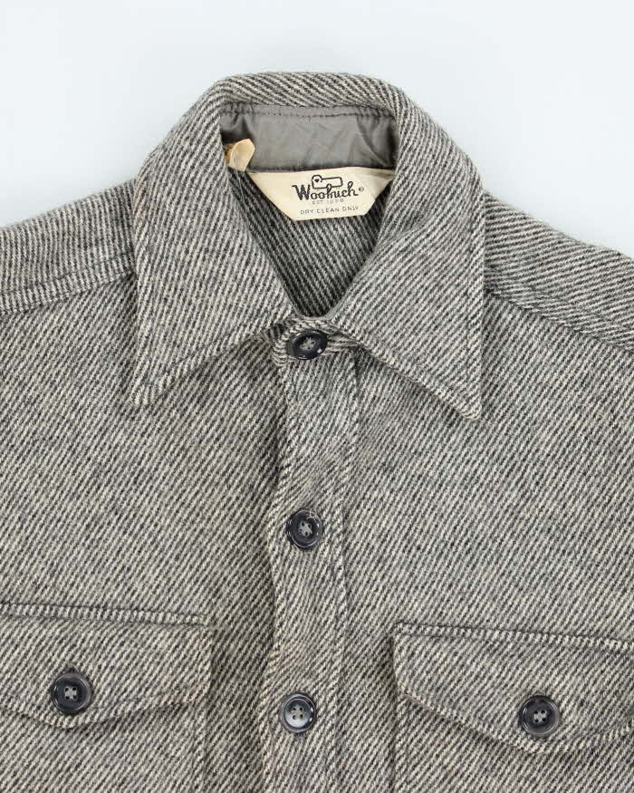 Vintage 70's Woolrich Heavyweight Wool Button Up Shirt - M