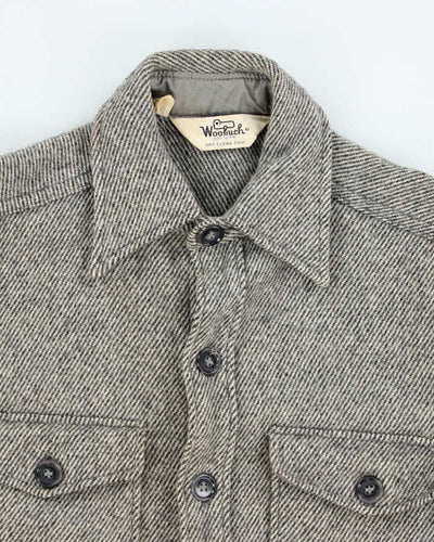 Vintage 70's Woolrich Heavyweight Wool Button Up Shirt - M