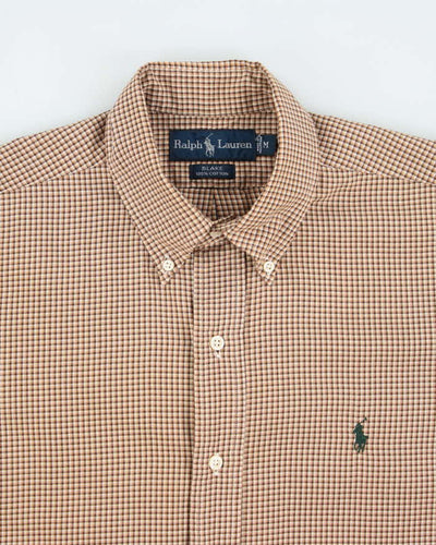 Vintage 90's Ralph Lauren Check Button Up Shirt - M