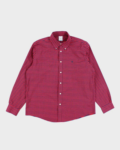 Vintage 90's Brooks Brothers Check Button Up Shirt - L
