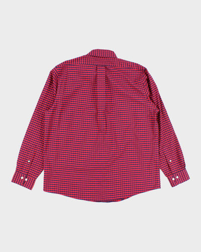 Vintage 90's Brooks Brothers Check Button Up Shirt - L