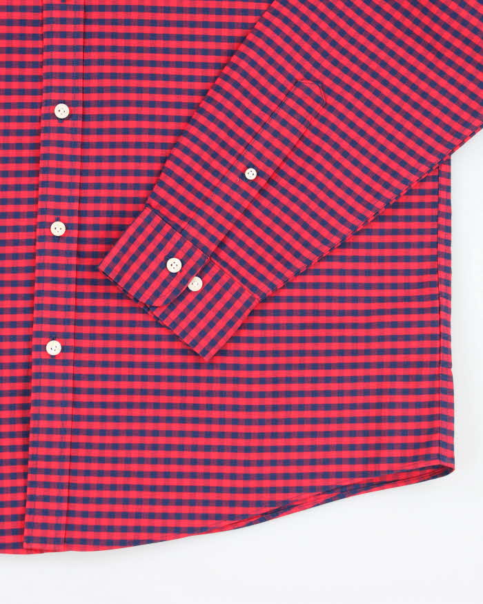 Vintage 90's Brooks Brothers Check Button Up Shirt - L