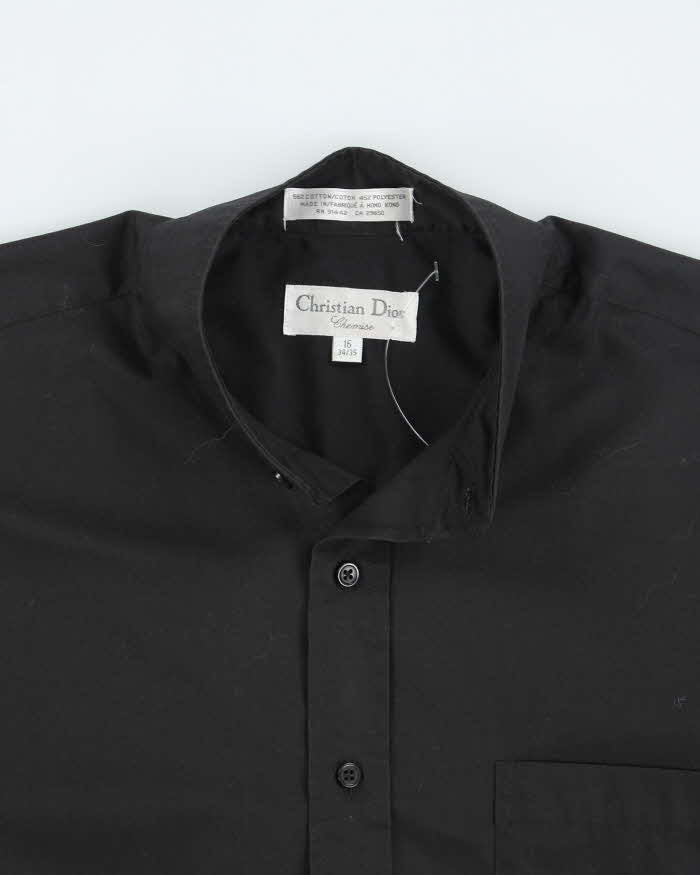 Vintage 90's Christian Dior Short Collar Button Up Shirt - L