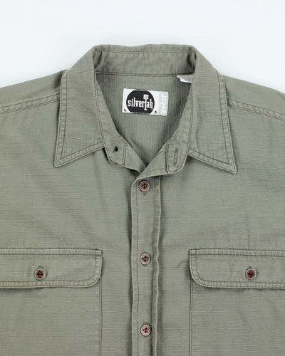 Vintage 90's Levi's Silver Tab Heavyweight Button Up Shirt - L