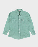 Vintage 80's Wrangler Snap Button Western Shirt - XL