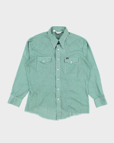 Vintage 80's Wrangler Snap Button Western Shirt - XL