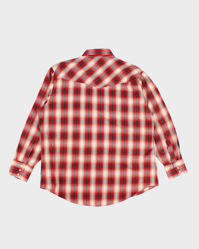 Vintage 90's Ely Snap Button Western Style Shirt - XL