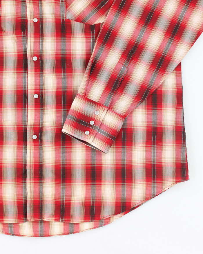 Vintage 90's Ely Snap Button Western Style Shirt - XL