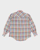 Vintage 90's High Life Multi Coloured Western Style Shirt - L