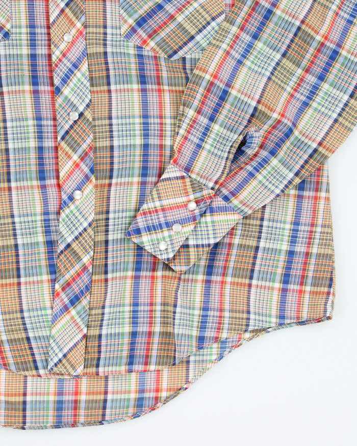 Vintage 90's High Life Multi Coloured Western Style Shirt - L