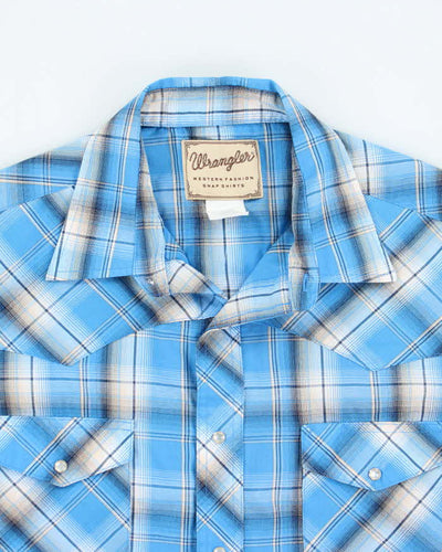Vintage 90's Wrangler Short Sleeve Western Shirt - XL