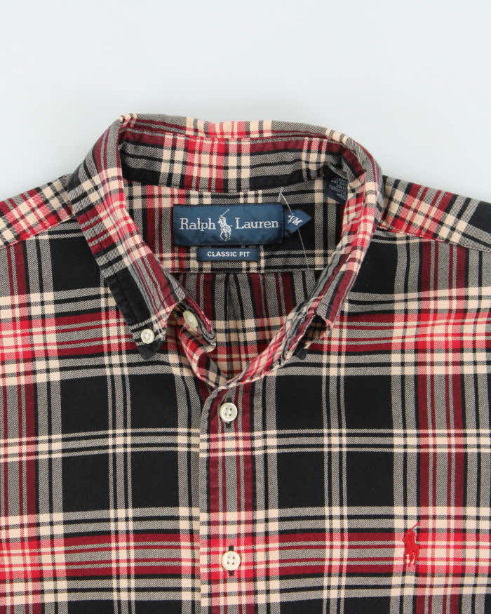 Vintage 2000's Ralph Lauren Plaid Flannel Shirt - M