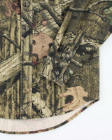 Vintage Y2K Russell Athletic Real Tree Camouflage Button Up Shirt - S