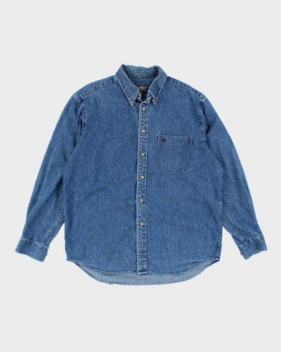 Vintage Eddie Bauer Button Up Denim Shirt - M