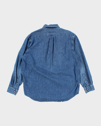 Vintage Eddie Bauer Button Up Denim Shirt - M