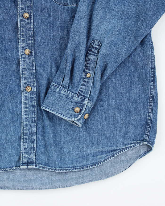 Vintage Eddie Bauer Button Up Denim Shirt - M