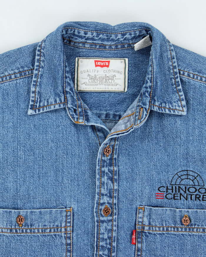 Vintage Levi's Button Up Denim Shirt - S
