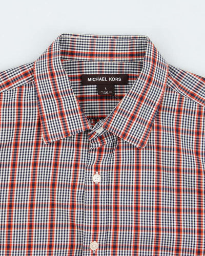 Michael Kors Checked Long Sleeve Shirt - L