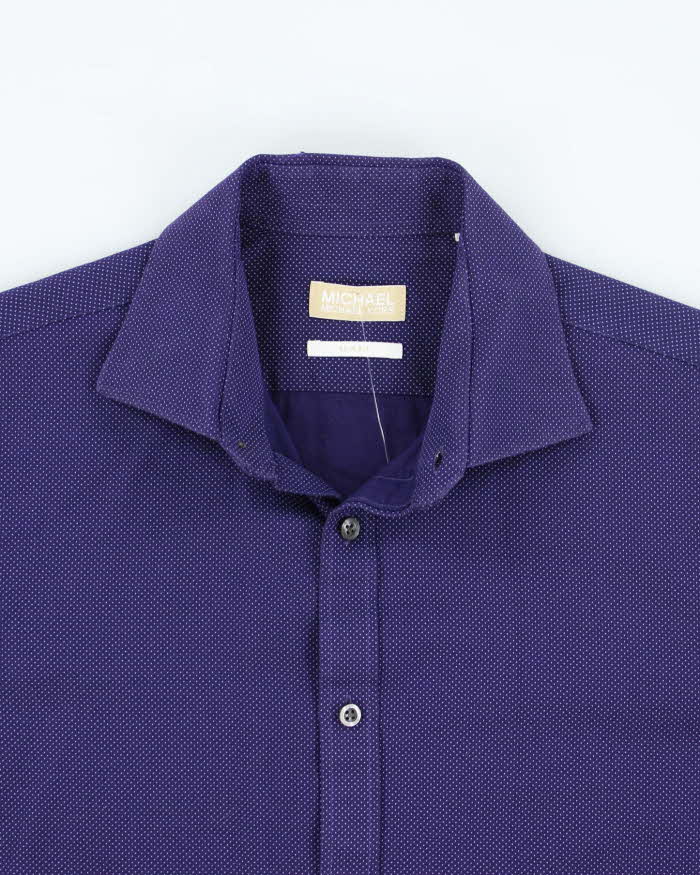 Michael Kors Purple Long Sleeve Shirt - L