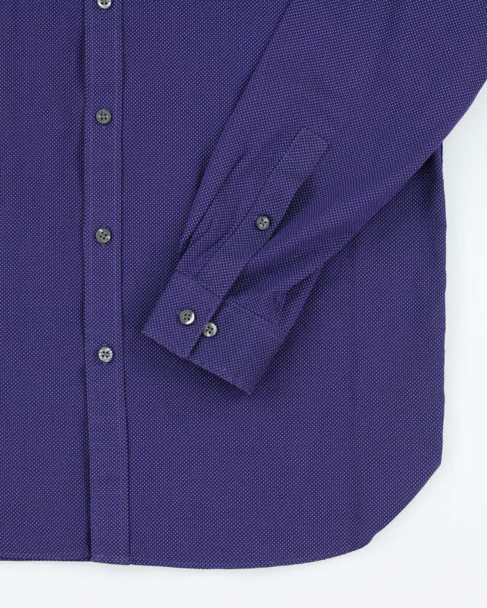 Michael Kors Purple Long Sleeve Shirt - L