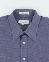 Vintage Christian Dior Checked Long Sleeve Shirt - L