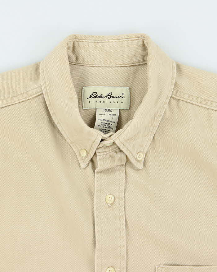 Vintage Eddie Bauer Heavyweight Long Sleeve Shirt - L