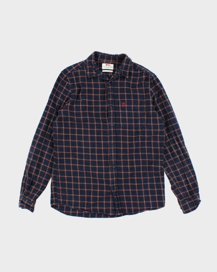 Vintage Fjall Raven Plaid Flannel Shirt - M