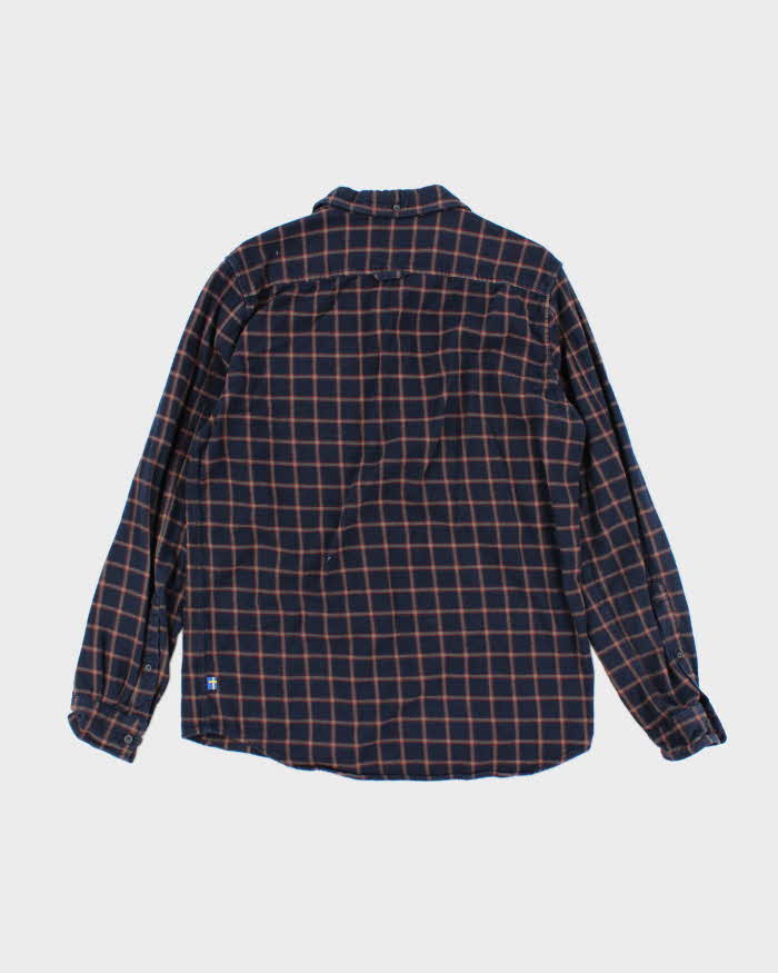 Vintage Fjall Raven Plaid Flannel Shirt - M