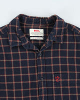 Vintage Fjall Raven Plaid Flannel Shirt - M
