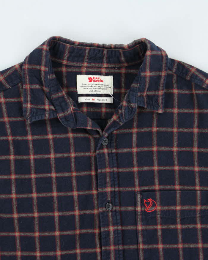 Vintage Fjall Raven Plaid Flannel Shirt - M