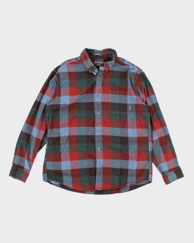 Vintage Eddie Bauer Heavyweight Plaid Flannel Shirt - L
