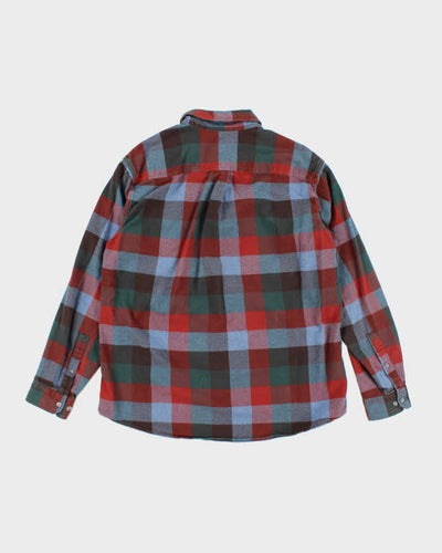 Vintage Eddie Bauer Heavyweight Plaid Flannel Shirt - L